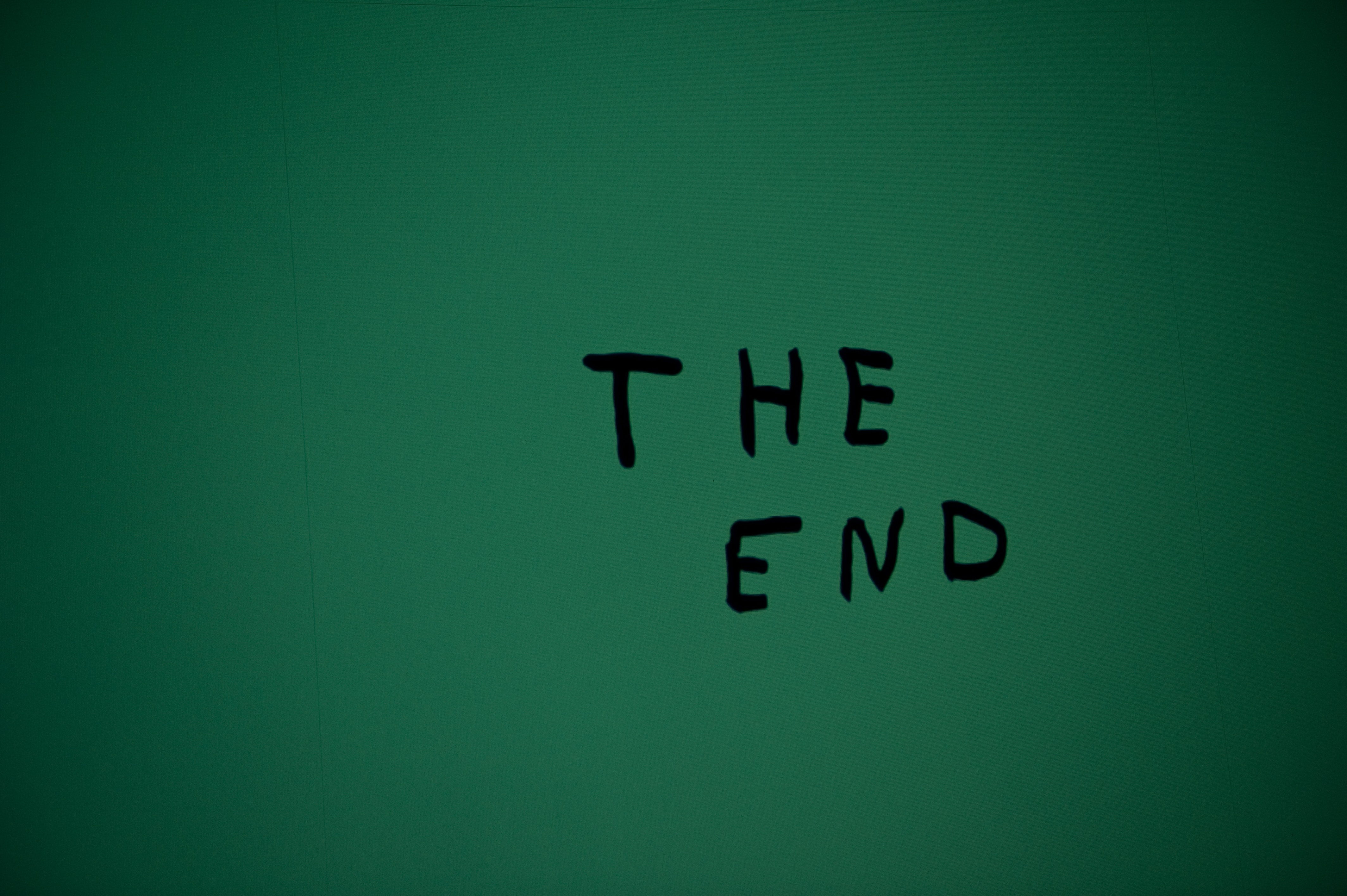 tv show endings 'the end' credits